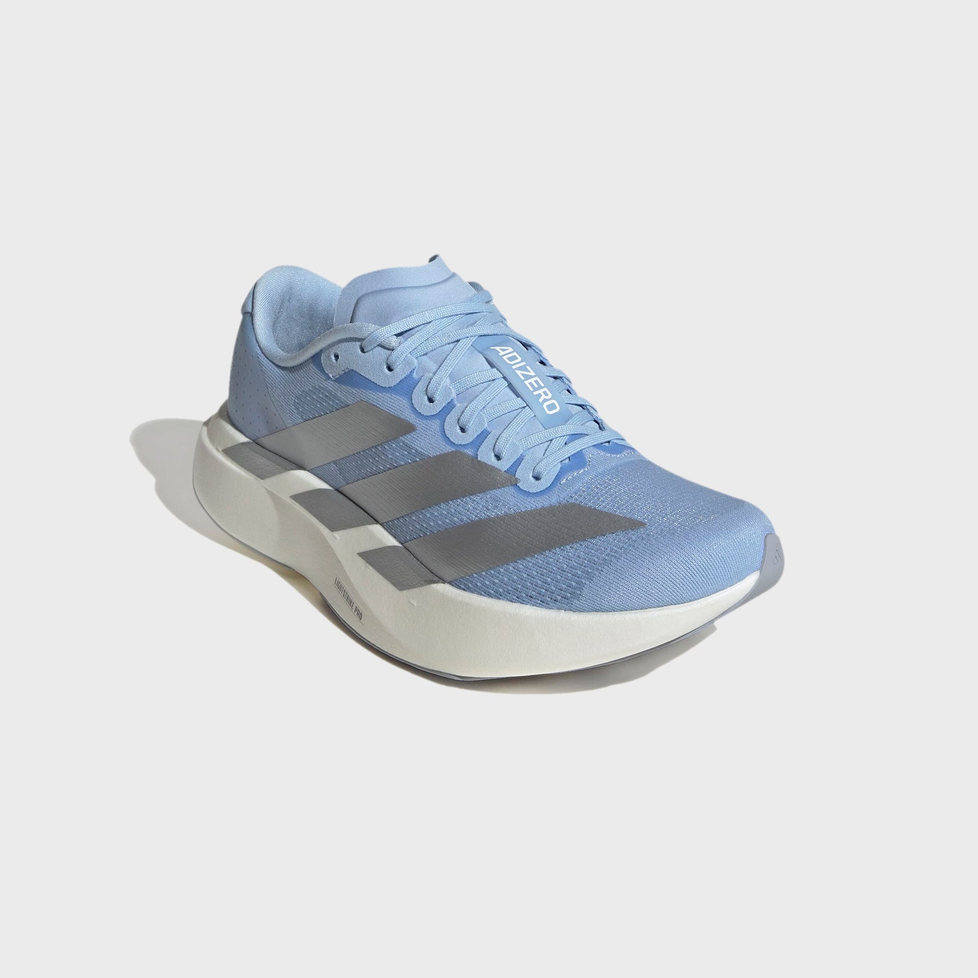adidas Adizero Evo SL - Glow Blue / Silver Metallic / Cloud White
