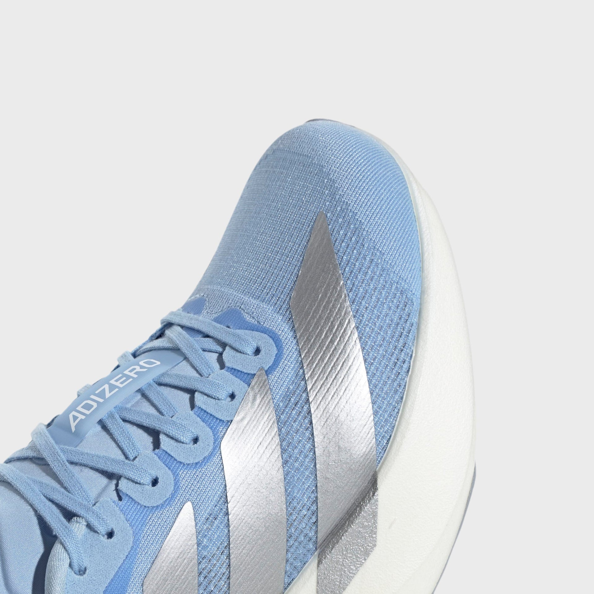 adidas Adizero Evo SL - Glow Blue / Silver Metallic / Cloud White