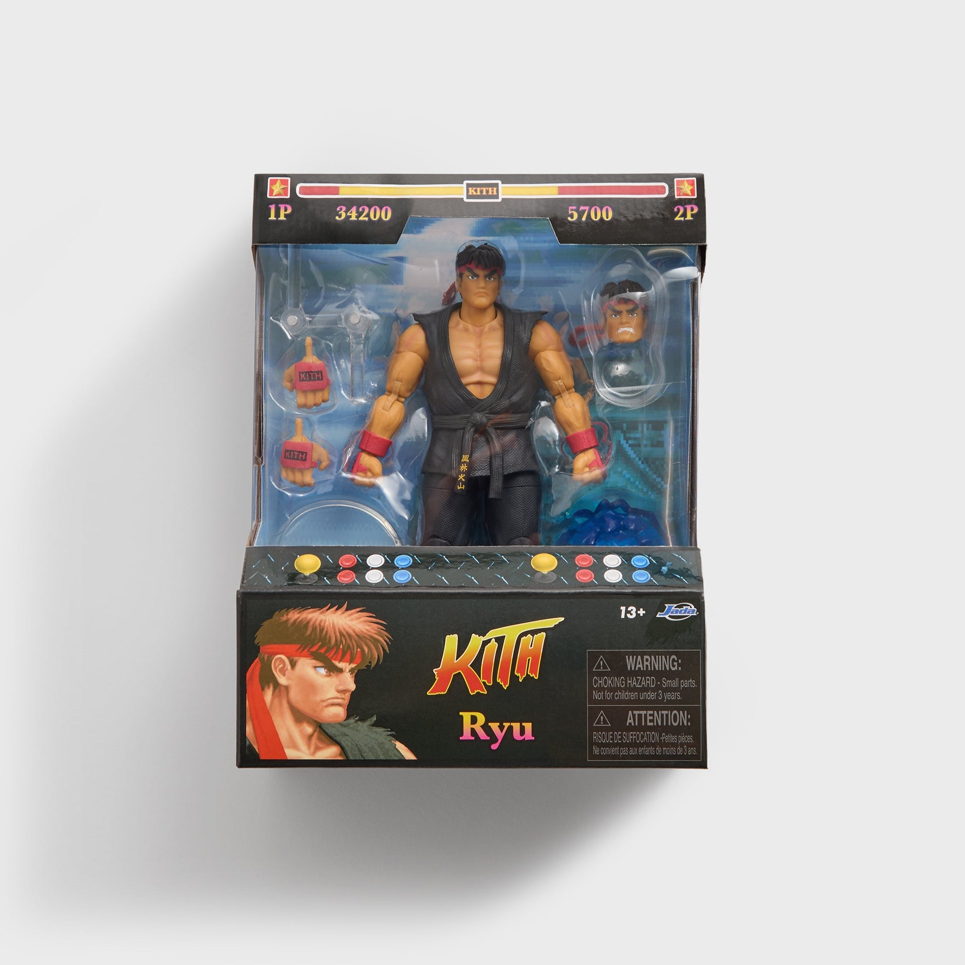 Capcom | Kith for Jada Toys Ryu Figure - Black