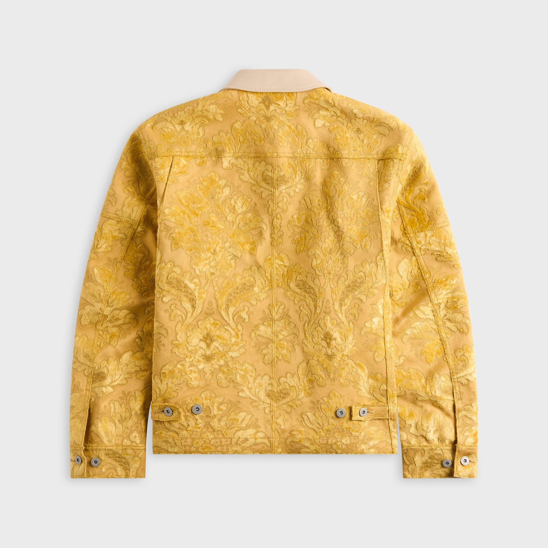 Junya Man Floral Pattern Jacket - Yellow