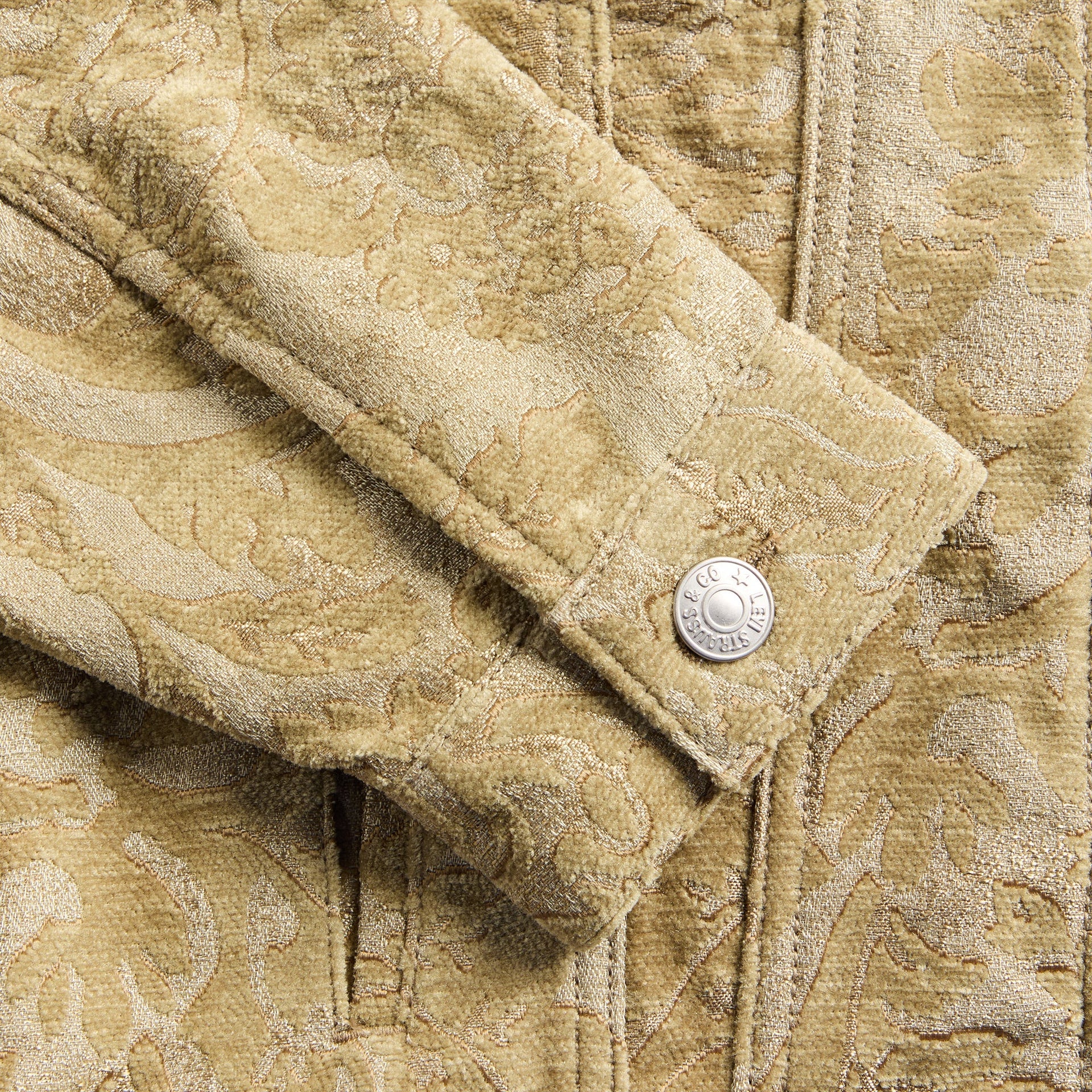 Junya Man x Levi's Jacquard Floral Jacket - Beige
