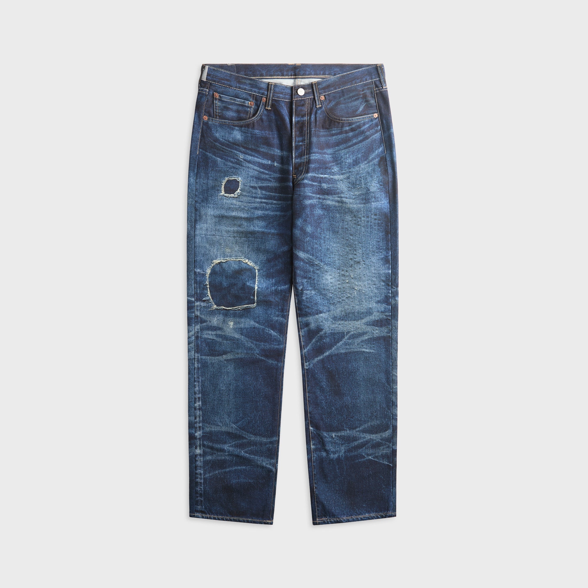 Junya Watanabe MAN x New Manual Printed Denim Pant - Indigo – Kith