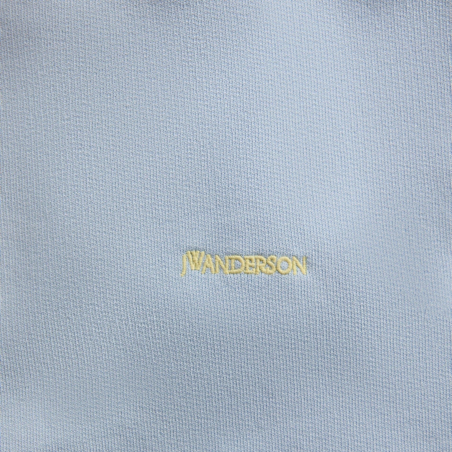 JW Anderson Polo Sweatshirt in Sky Blue