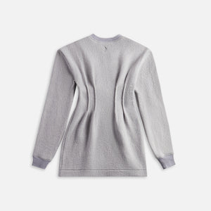 JW Anderson Long Sleeve Hourglass Dress - Light Grey