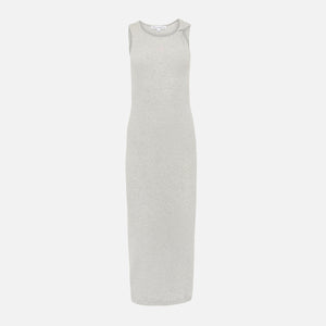 JW Anderson Anchor Embroidery Twisted Strap Dress - Light Grey