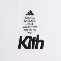 Kith for adidas Football Short Sleeve Tee - White