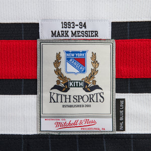 Kith and Mitchell & Ness for the New York Rangers Mark Messier Jersey - Navy