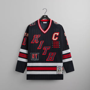 Kith and Mitchell & Ness for the New York Rangers Mark Messier Jersey - Navy