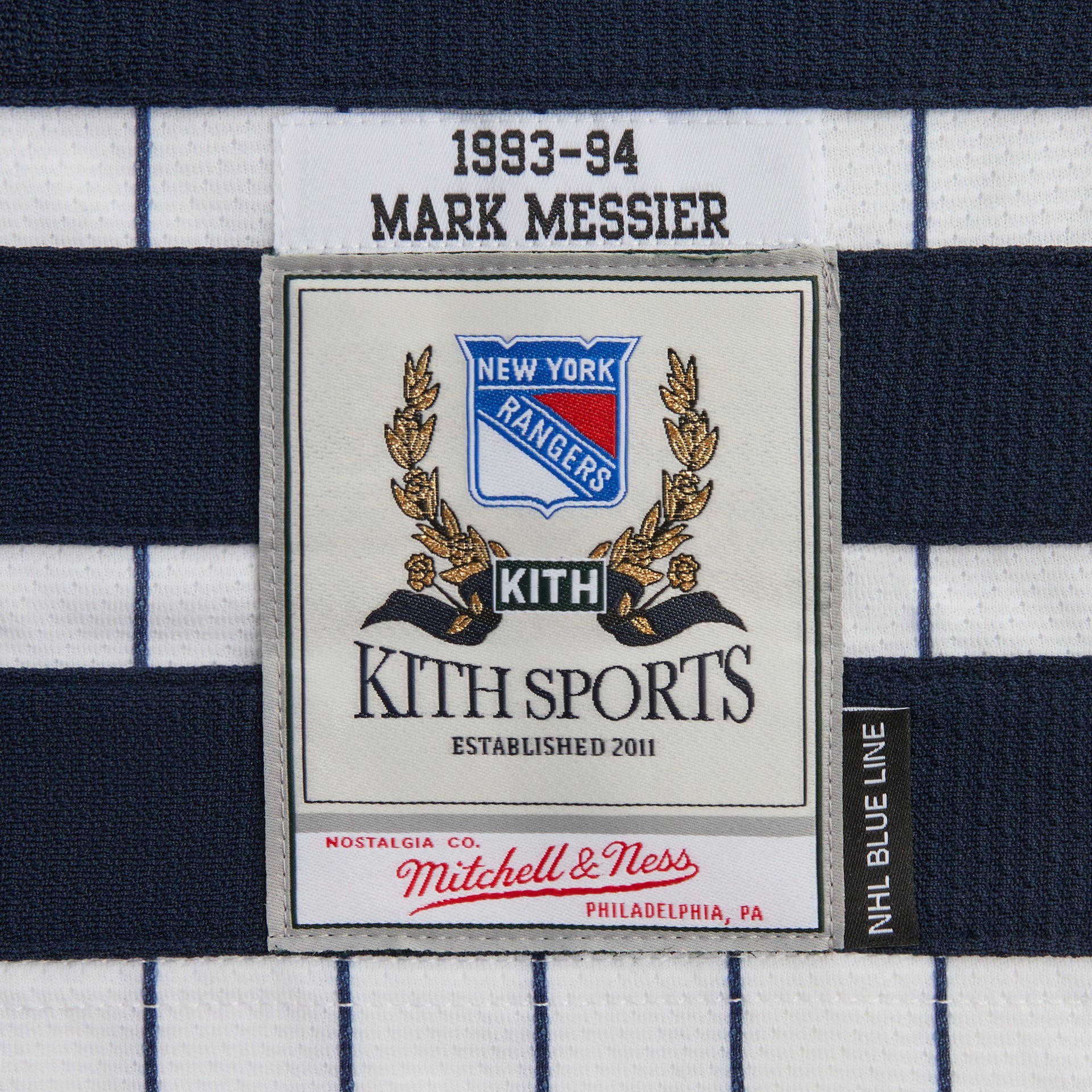 Kith and Mitchell & Ness for the New York Rangers Mark Messier Jersey - White