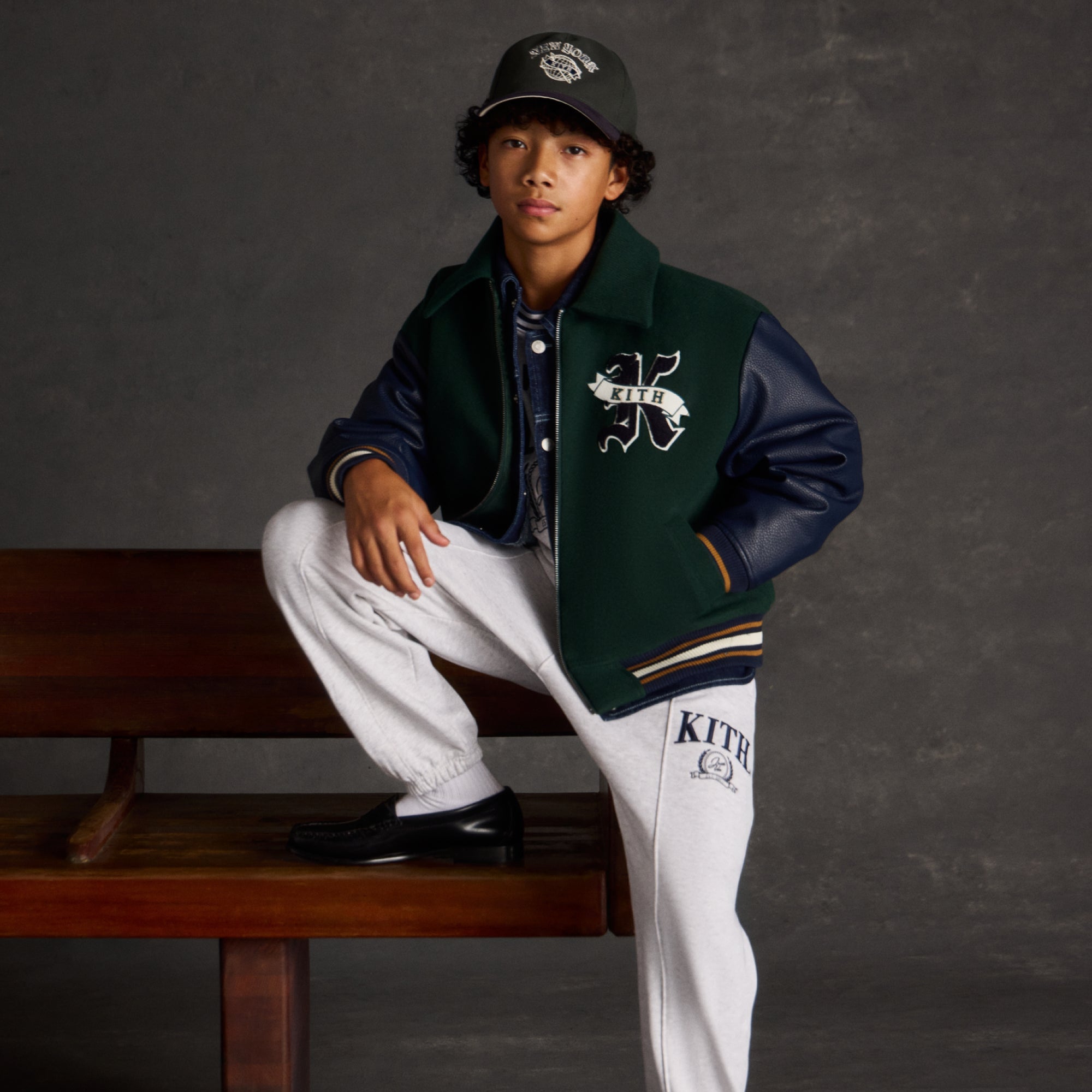 Kith Cupro Linen Connor Blouson Jacket - Nocturnal