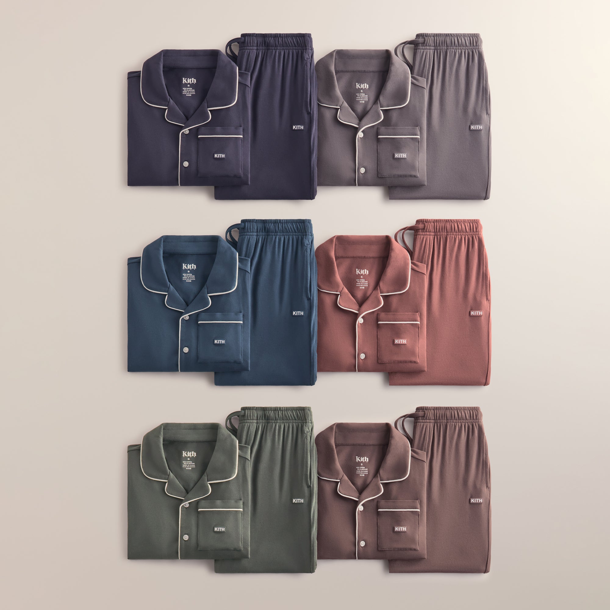 Kith Plush Terry Leo Polo - Light Indigo