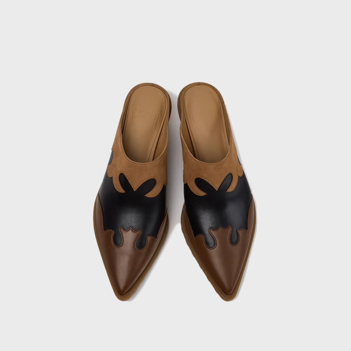 Camper WMNS Anita - Brown Leather / Nubuck