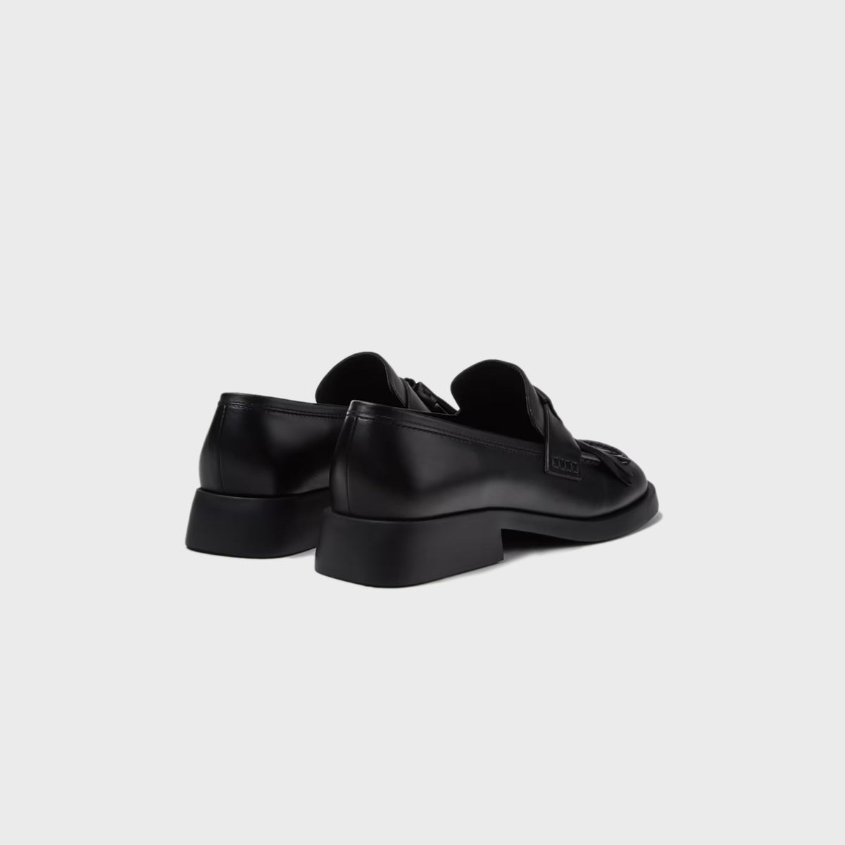 Camper WMNS Twins Fringed Loafers - Black