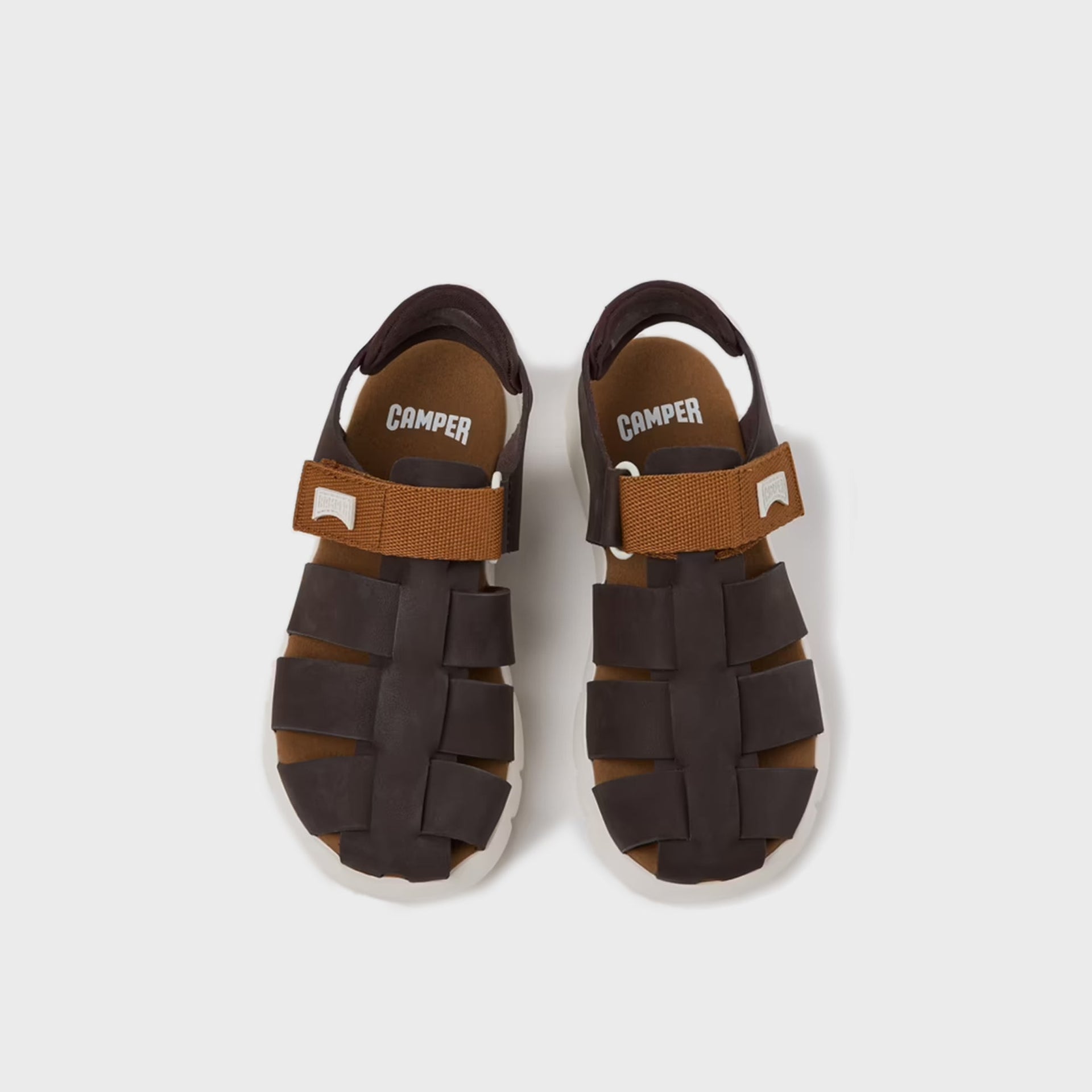 Camper Kids Oruga Sandals - Brown