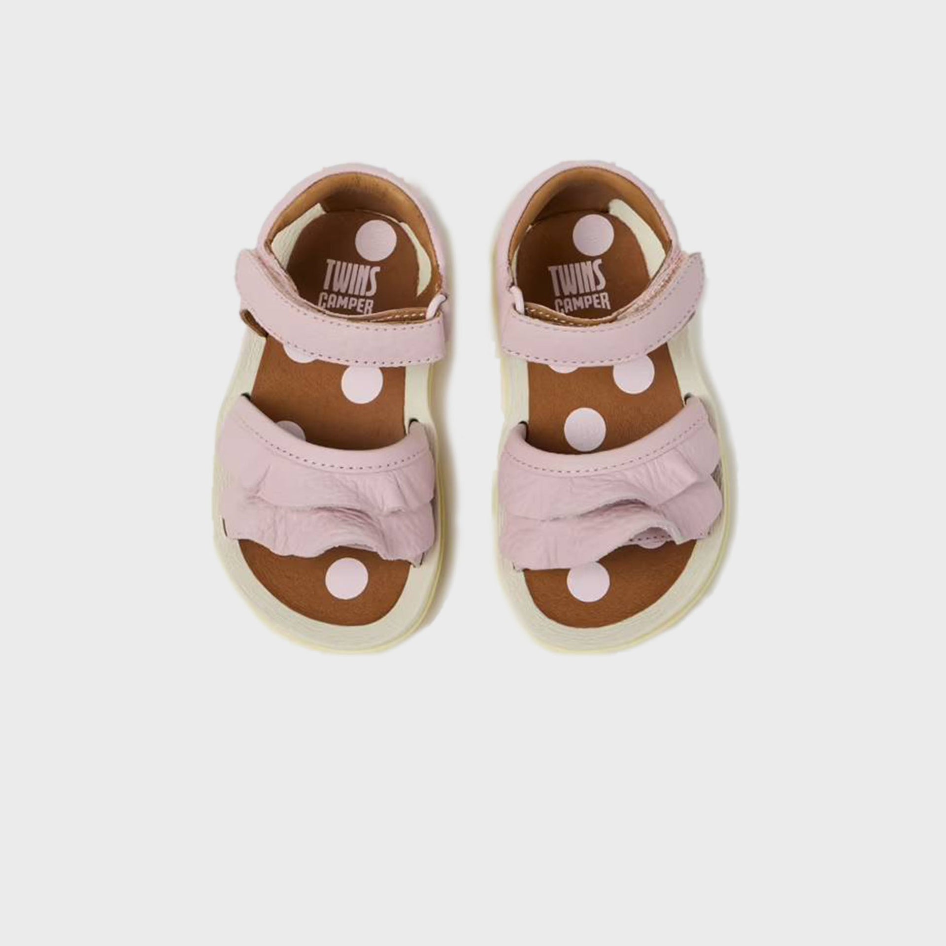 Camper Kids Twins Leather Sandal - Pink