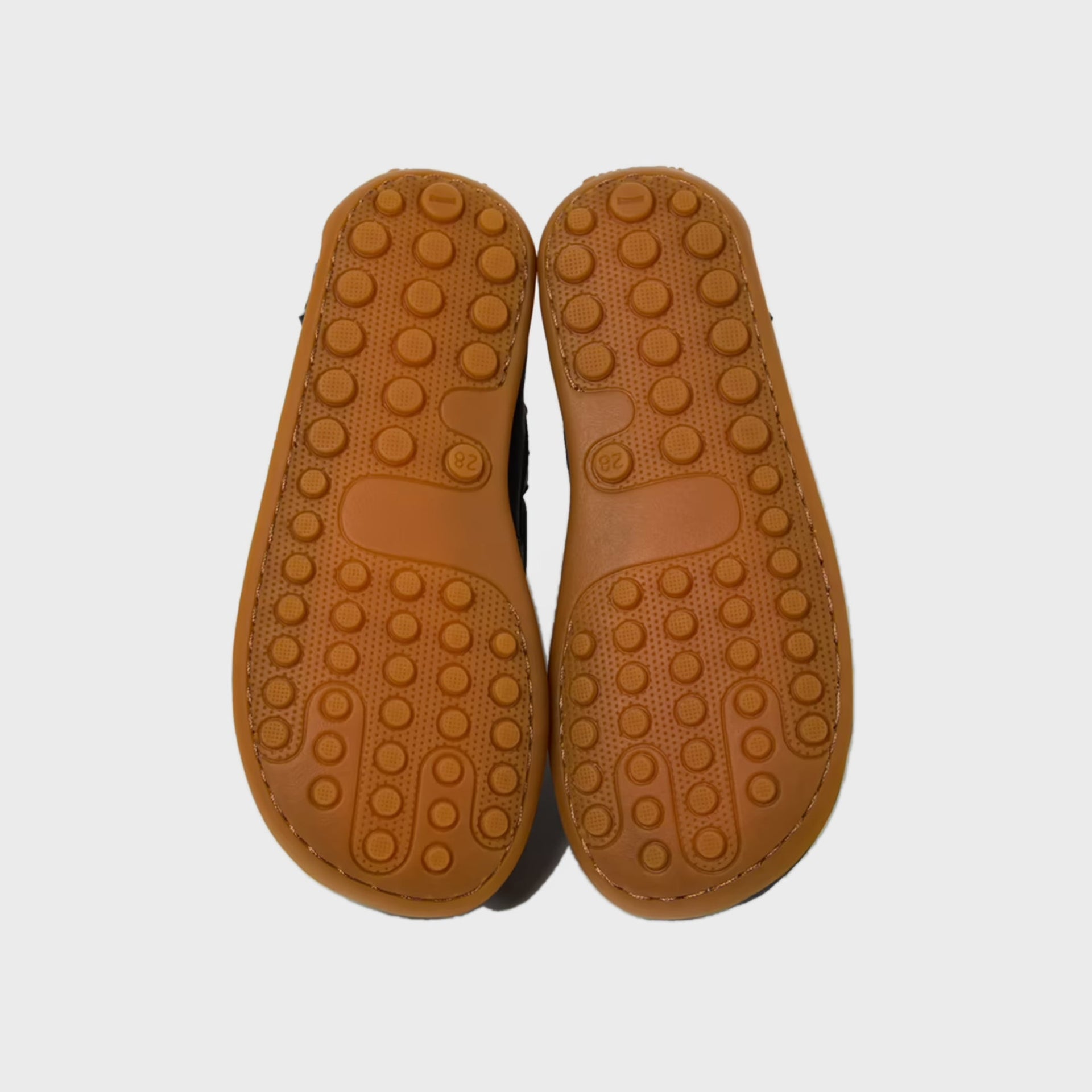 Camper Kids Peu Leather Nautical Shoes - Dark Blue