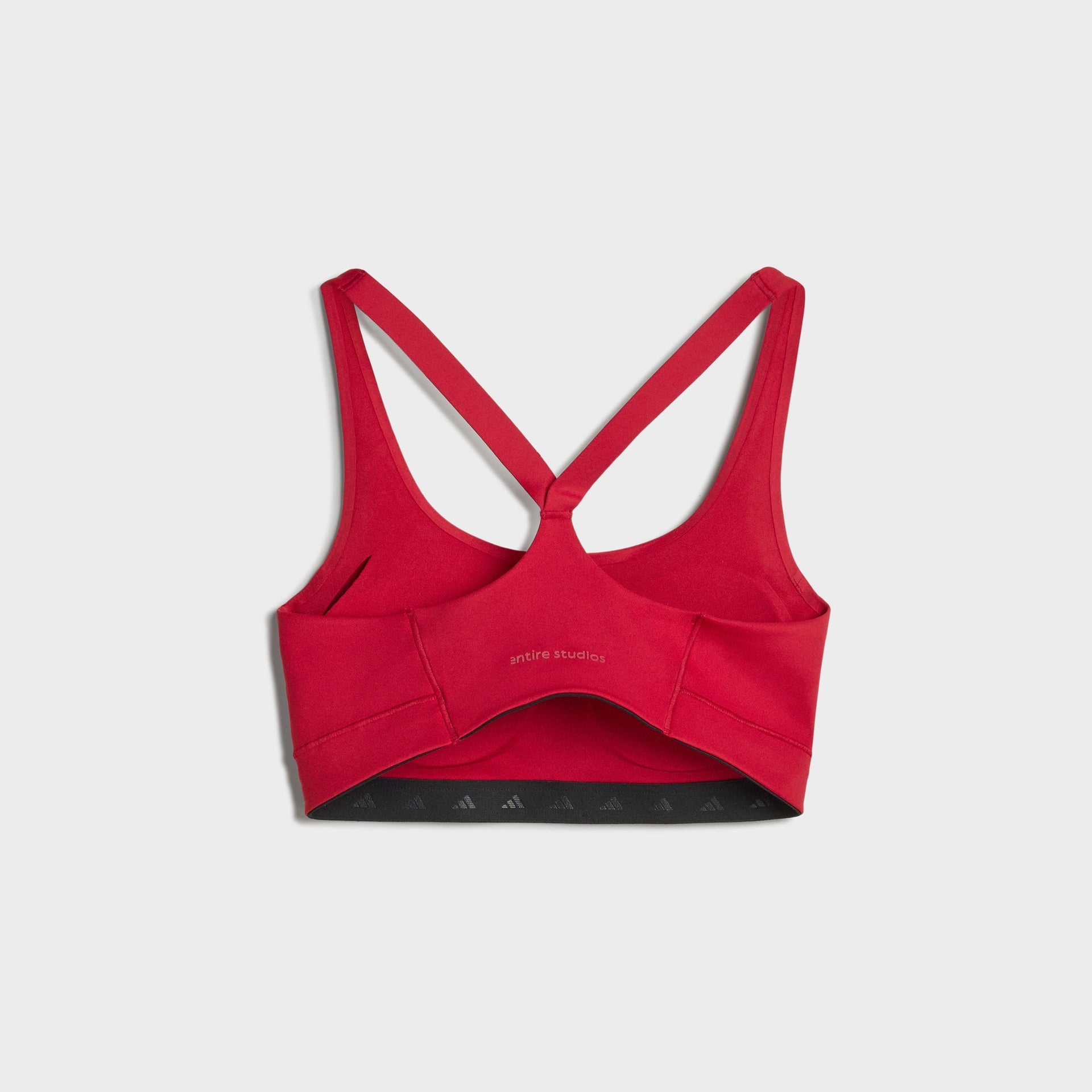 adidas x Entire Studios Optime Training Bra Medium Support - Active Maroon