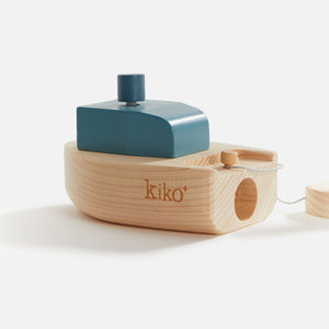 Kiko + GG Ofune Wind-Up Boat - Blue