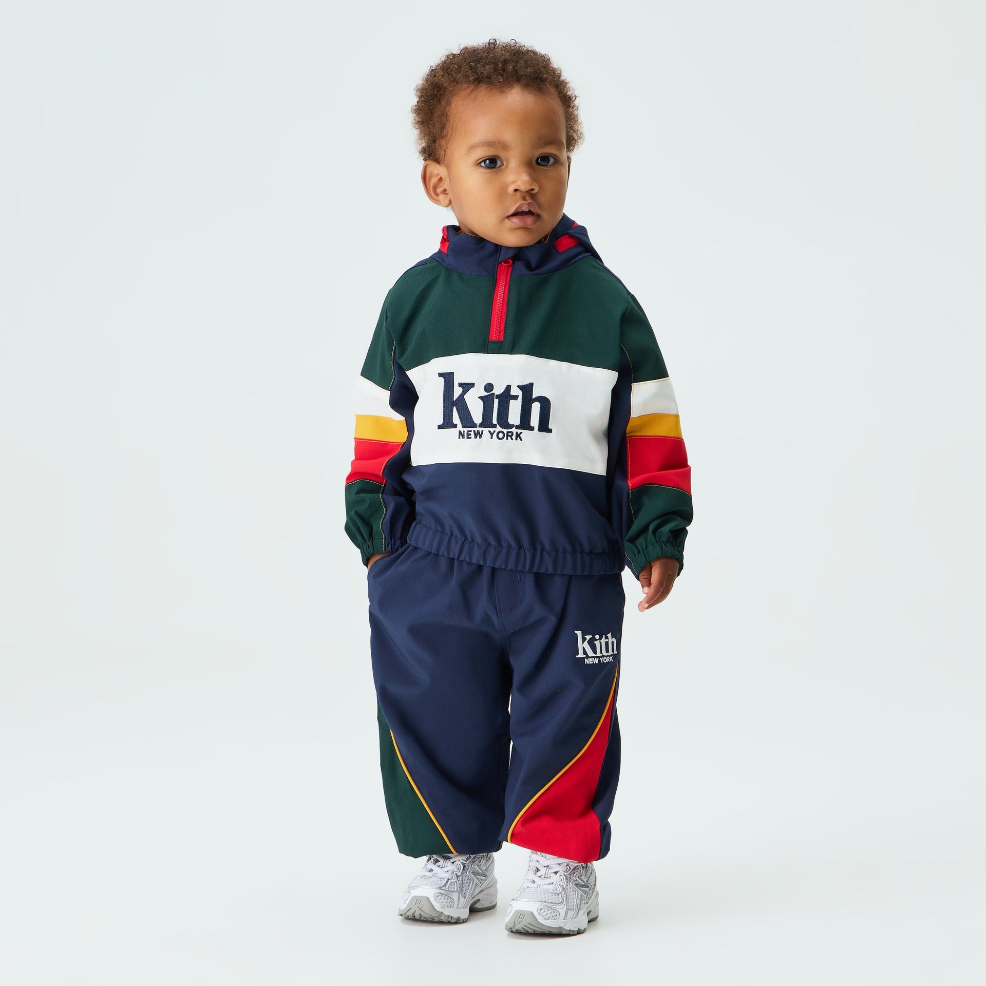 Kith Baby Track Harrison Pullover - Nocturnal