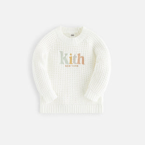 Kith Baby Serif Logo Sweater - Silk
