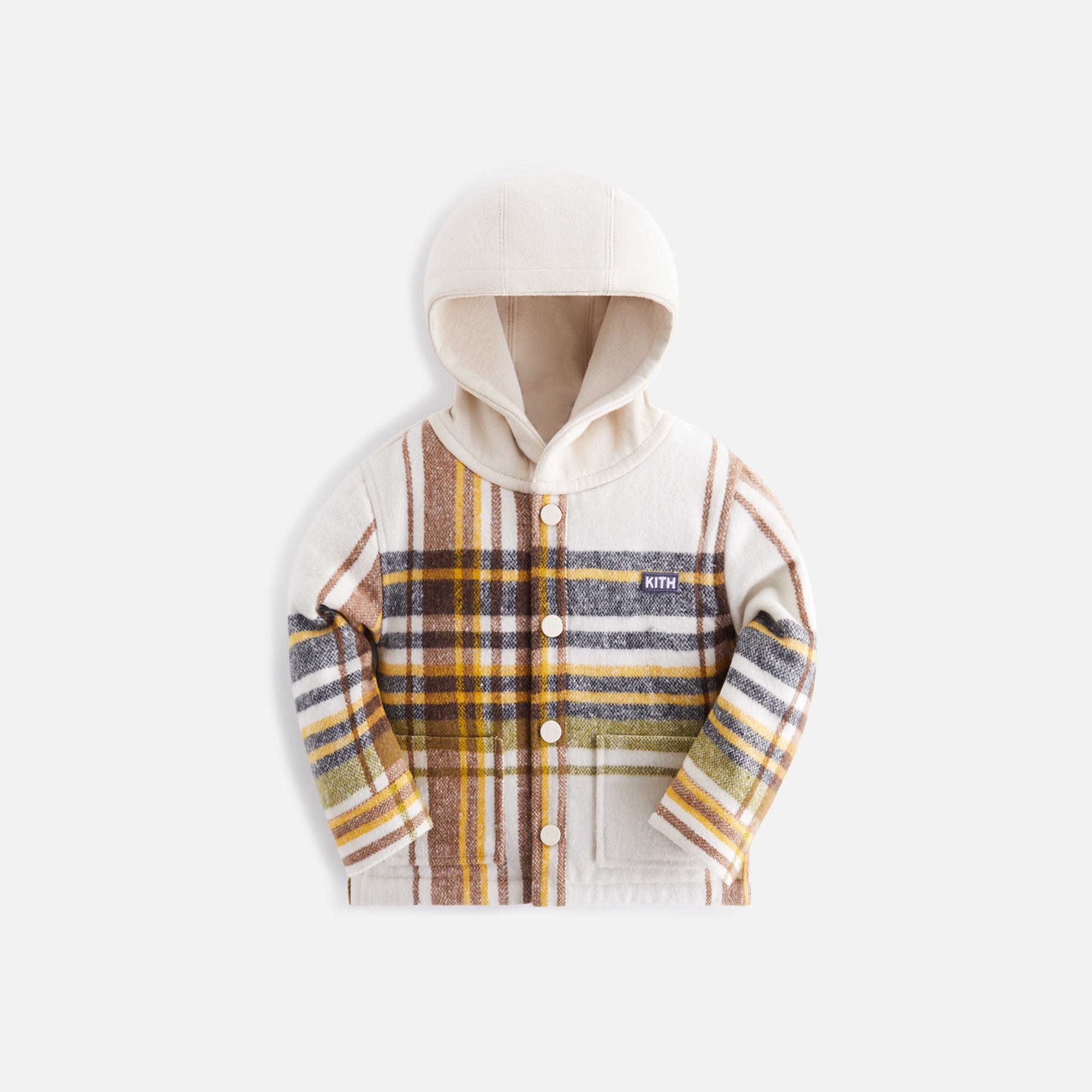 Kith flannel hoodie on sale