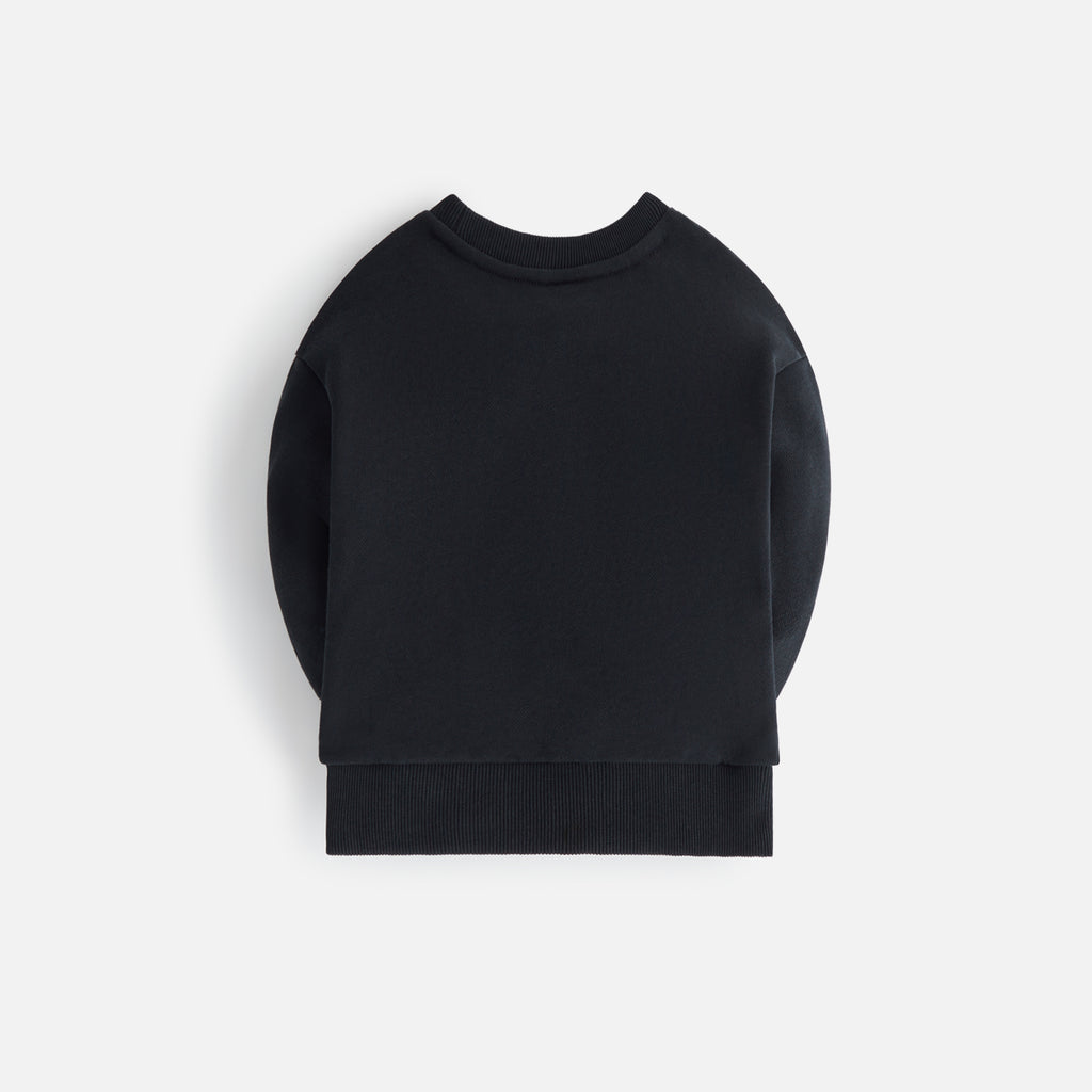 Kith Baby Long Sleeve Nelson Crew Black