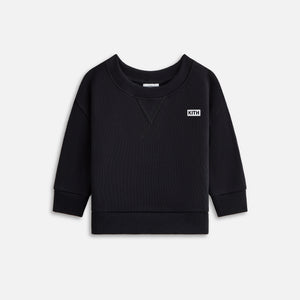 Kith Baby Long Sleeve Nelson Crew - Black