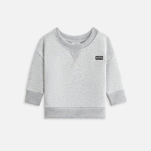 UrlfreezeShops Baby Long Sleeve Nelson Crew - Light Heather Grey