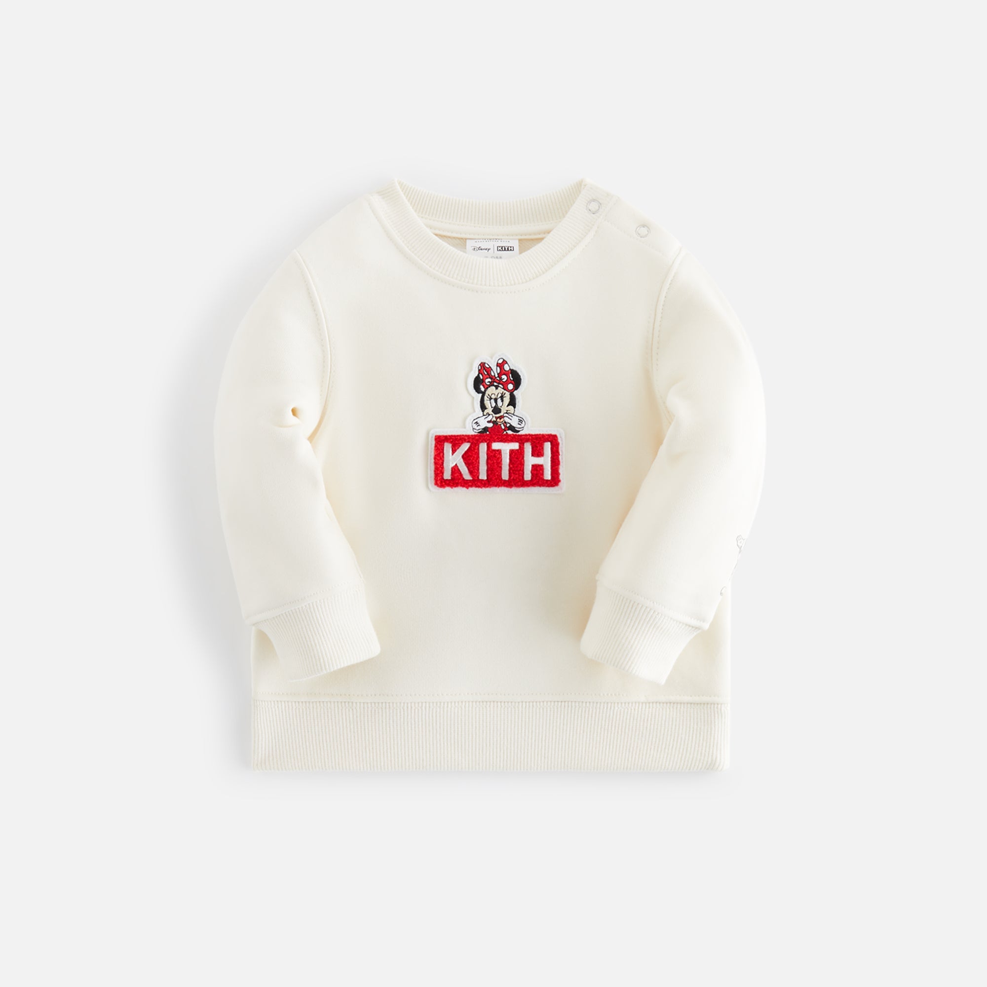 Disney | Kith Baby for Mickey & Friends Minnie Classic Logo Crewneck -  Sandrift