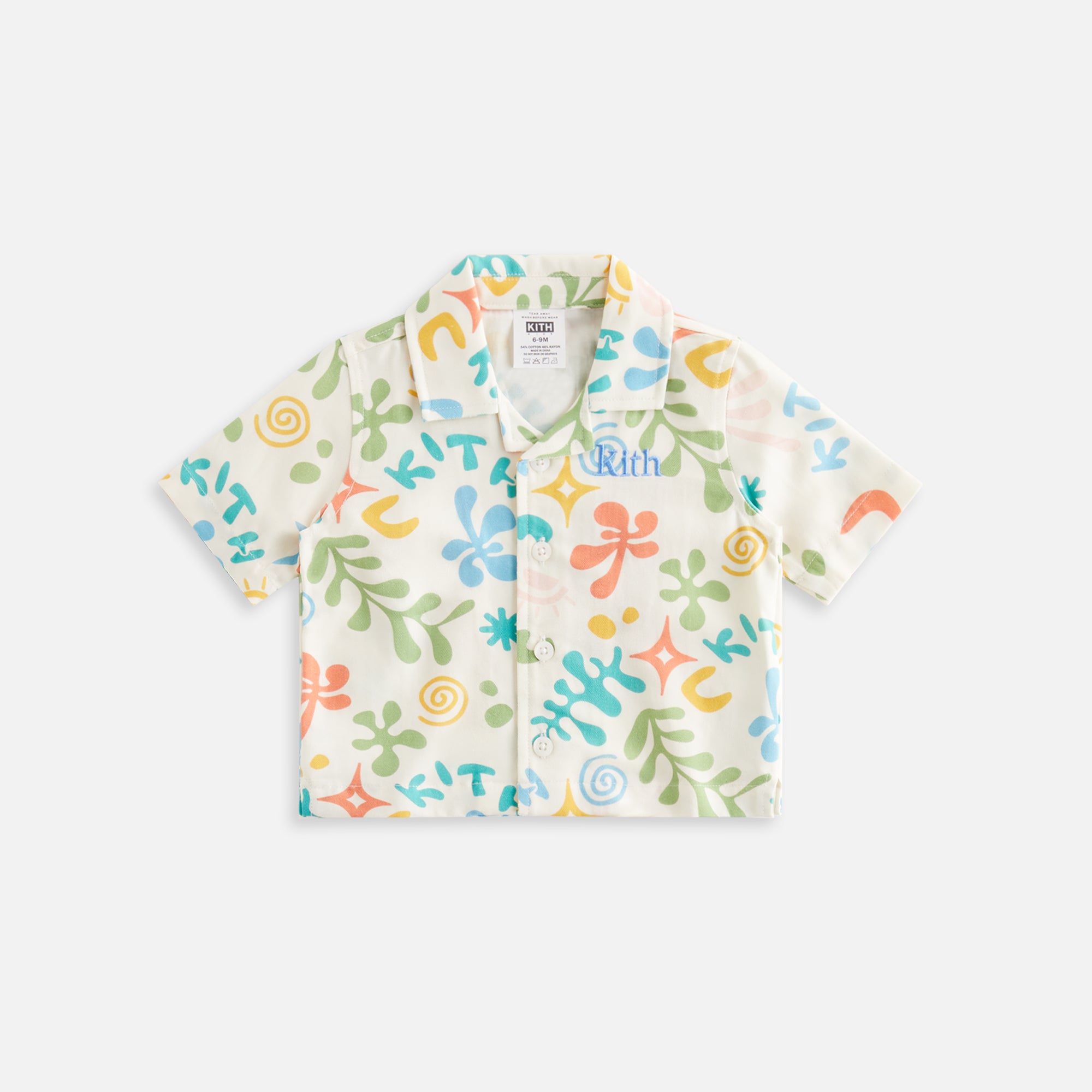 Kith Baby Printed Camp Shirt - Silk