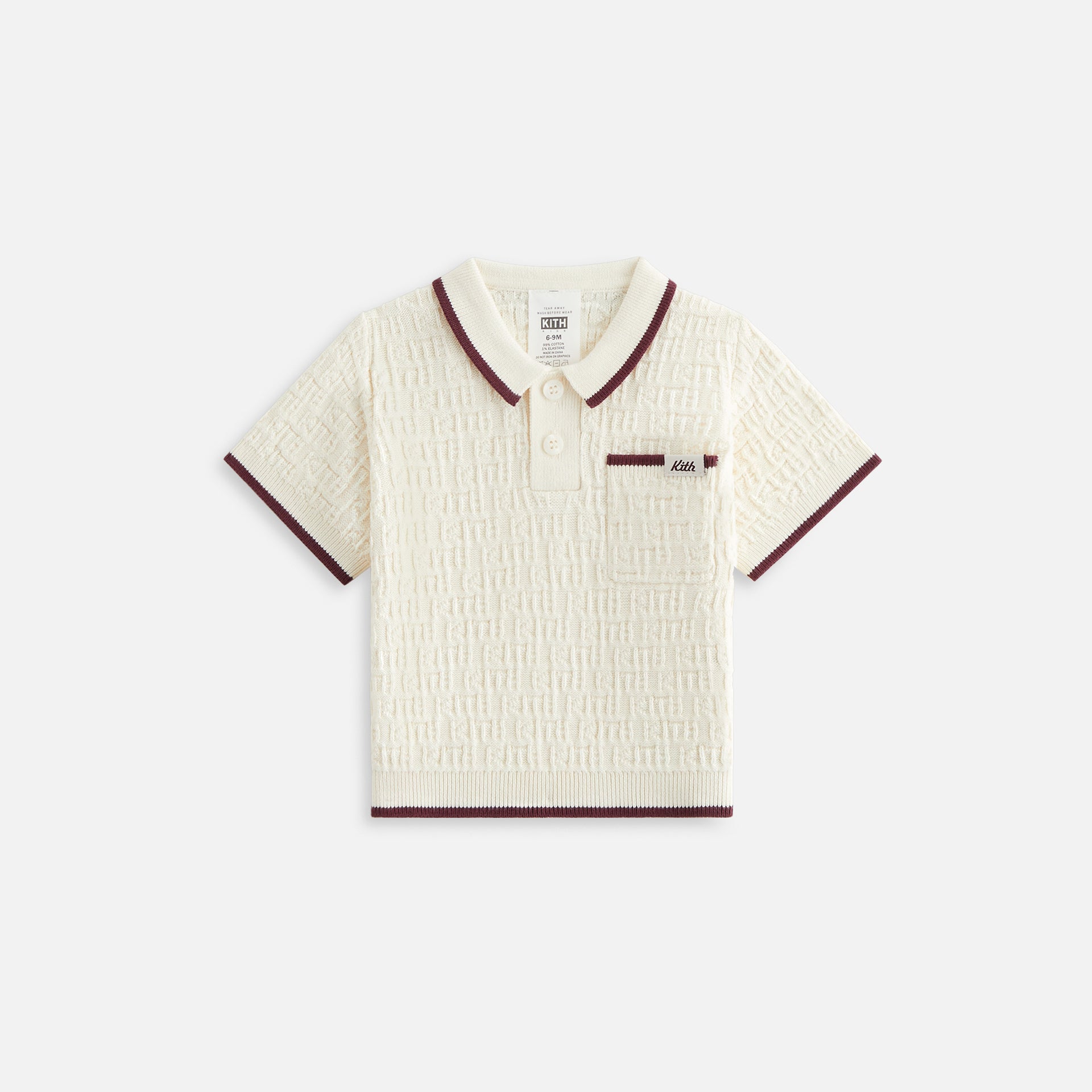 Kith Baby Tilden Polo - Waffle