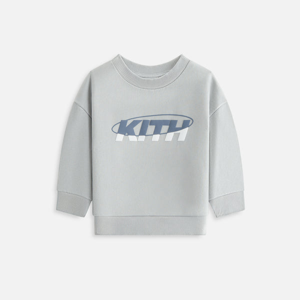 Kith Baby Logo Nelson Crewneck - Mist Kith Baby Logo Nelson Crewneck - Mist