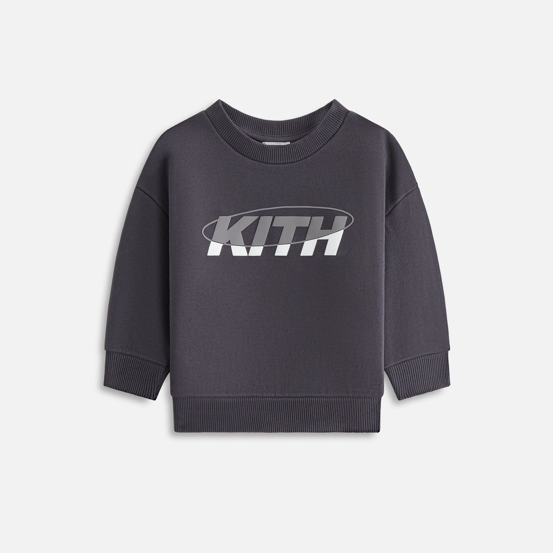 Kith Baby Logo Nelson Crewneck - Battleship