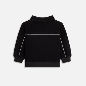 Kith Baby Velour Hunter Quarter Zip - Black