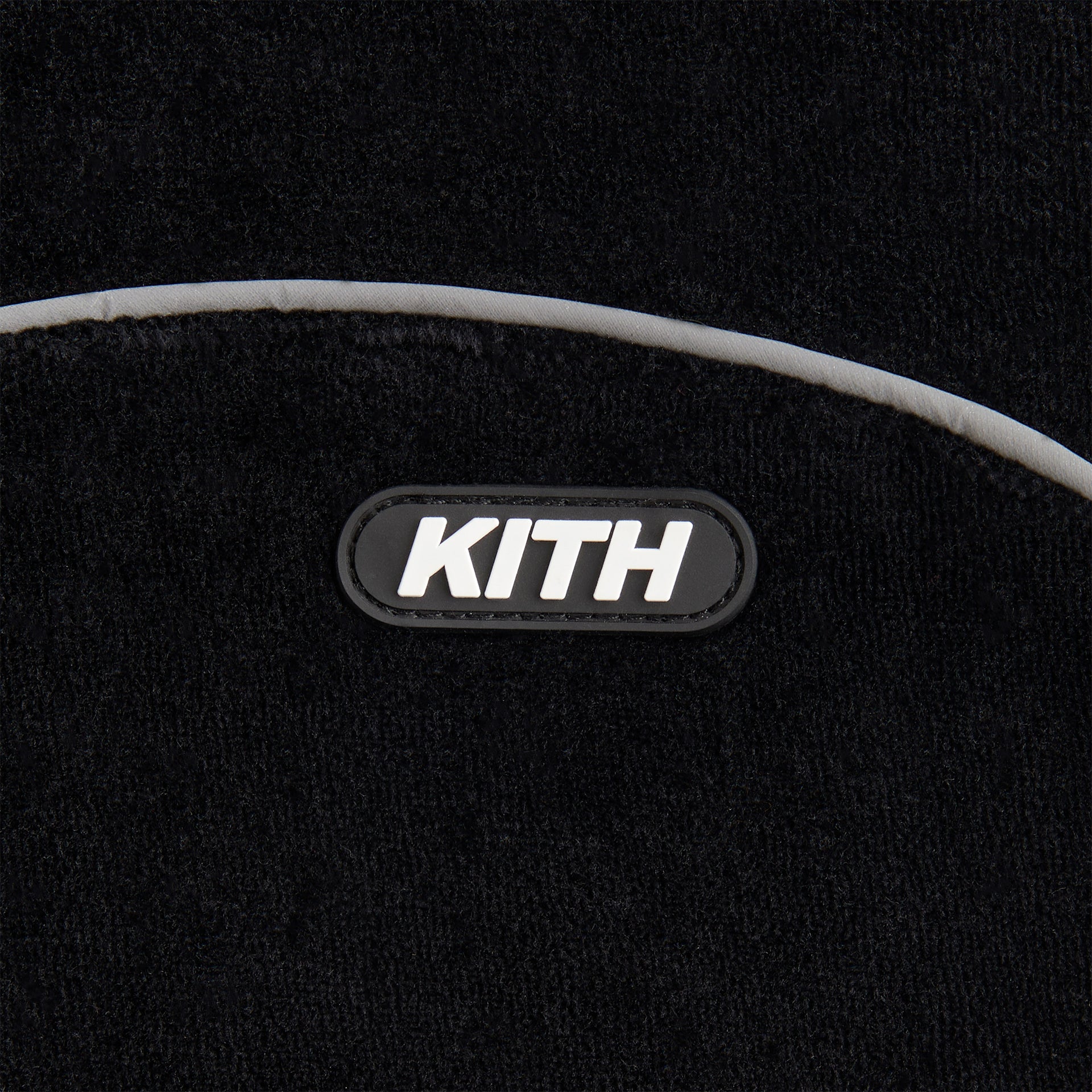 Kith Baby Velour Hunter Quarter Zip - Black