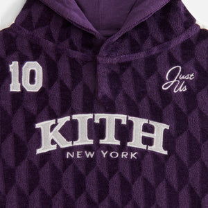 Kith Baby Velour Soccer Hoodie - Sovereign