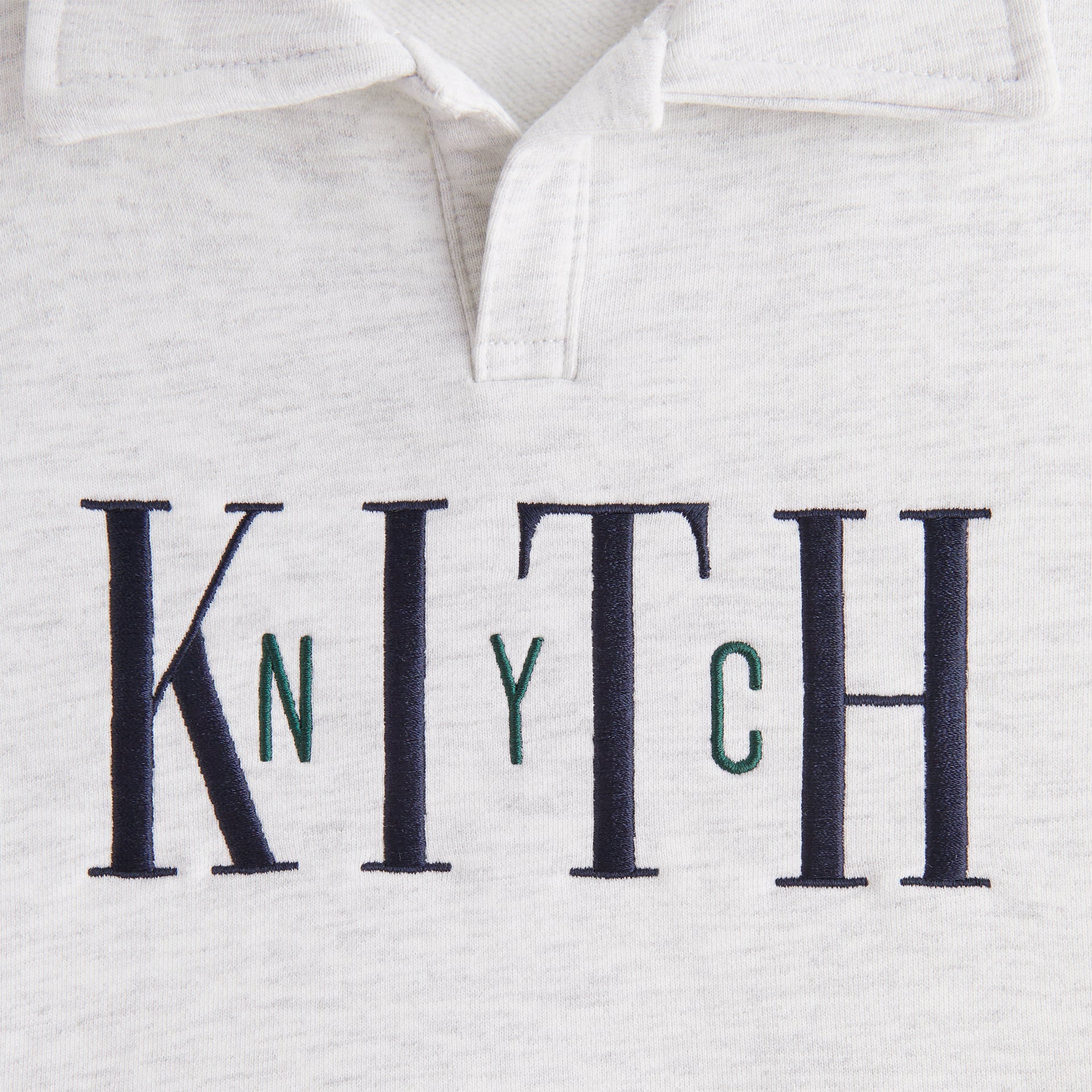 Kith Baby Collared Nelson Sweatshirt - Light Heather Grey