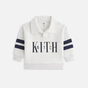 Kith Baby Collared Nelson Sweatshirt - Light Heather Grey