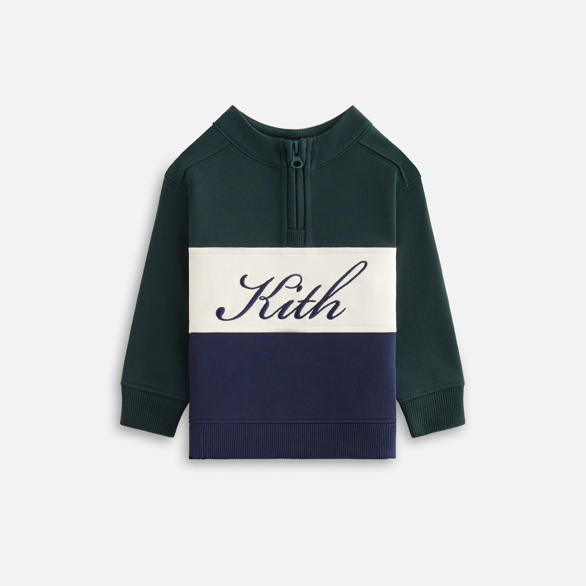 Kith Baby Color-Blocked Hunter Quarter Zip - Nocturnal