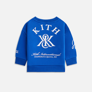 Kith Baby Logo Nelson Crewneck - Cyclone