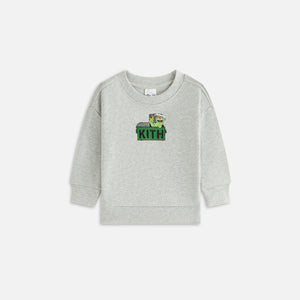 Kith Baby for Sesame Street Oscar Nelson Crewneck - Medium Heather Grey