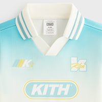 Kith Baby Gradient Soccer Polo - Dusty Aqua