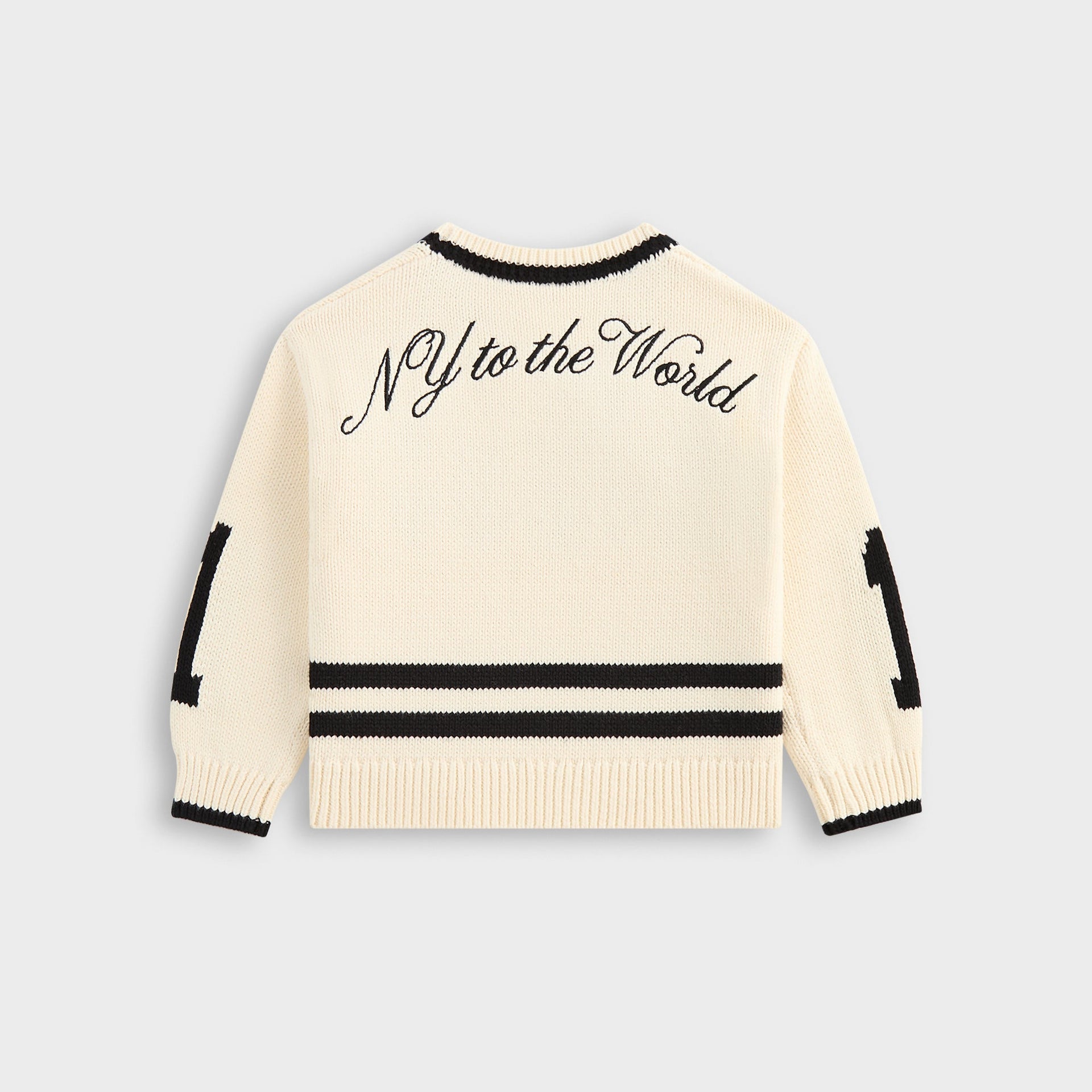 Kith Baby Varsity Crewneck Sweater - Sandrift