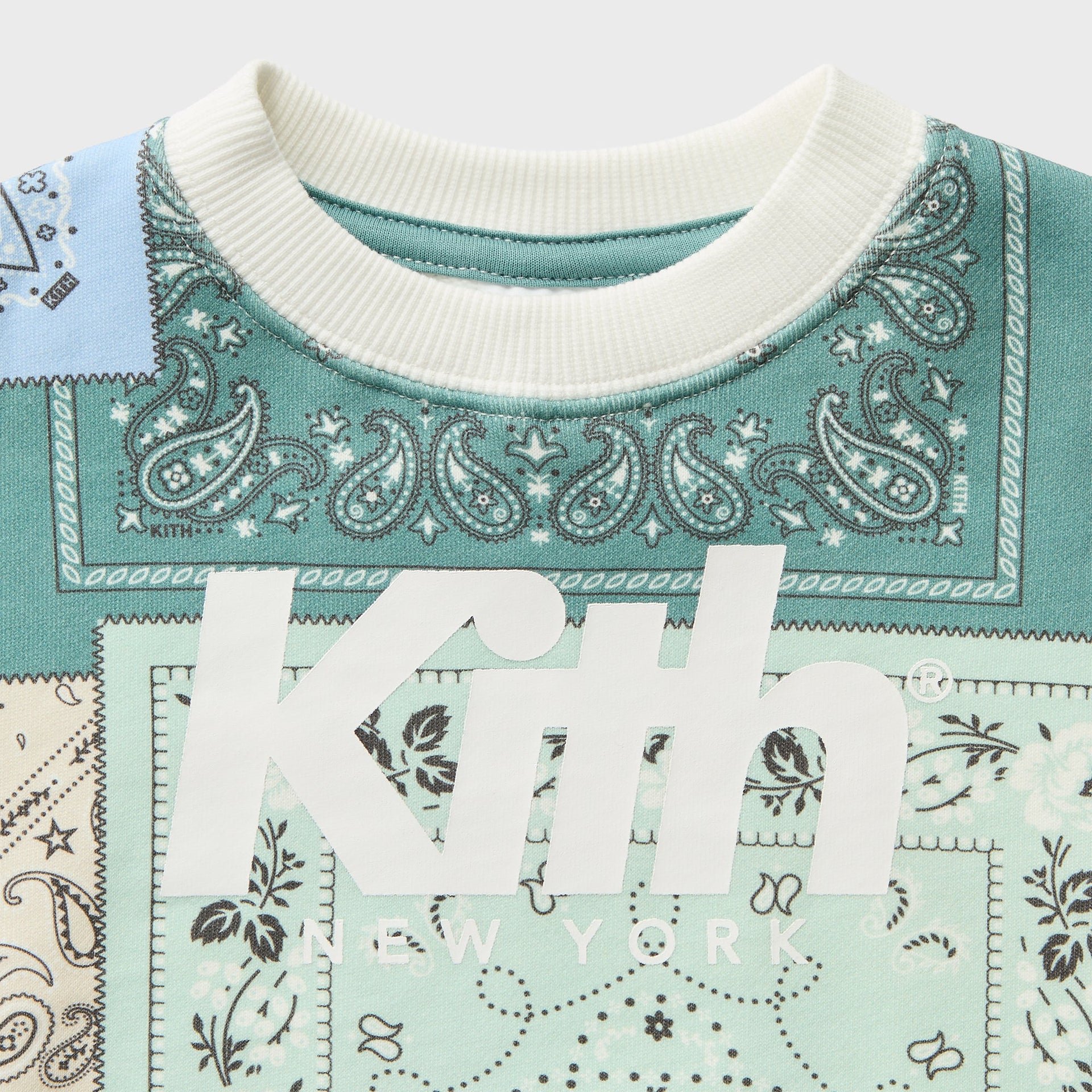 Kith Baby Deconstructed Bandana Nelson Crewneck - Wilde