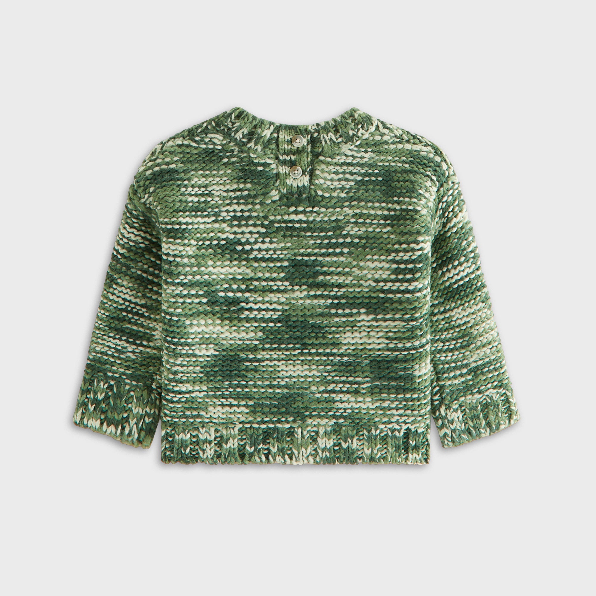 Kith Baby Space Dye Logo Sweater - Bay Breeze