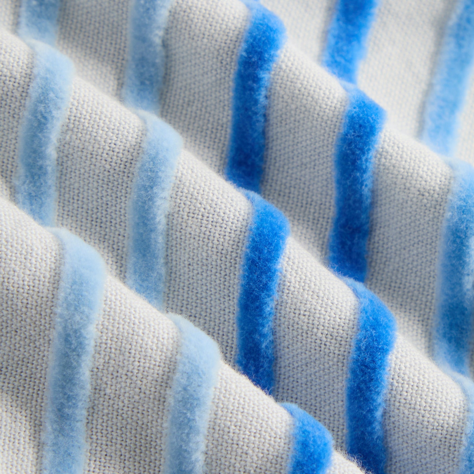 Kith Baby Chenille Stripe Thompson Camp Shirt - Cornflower