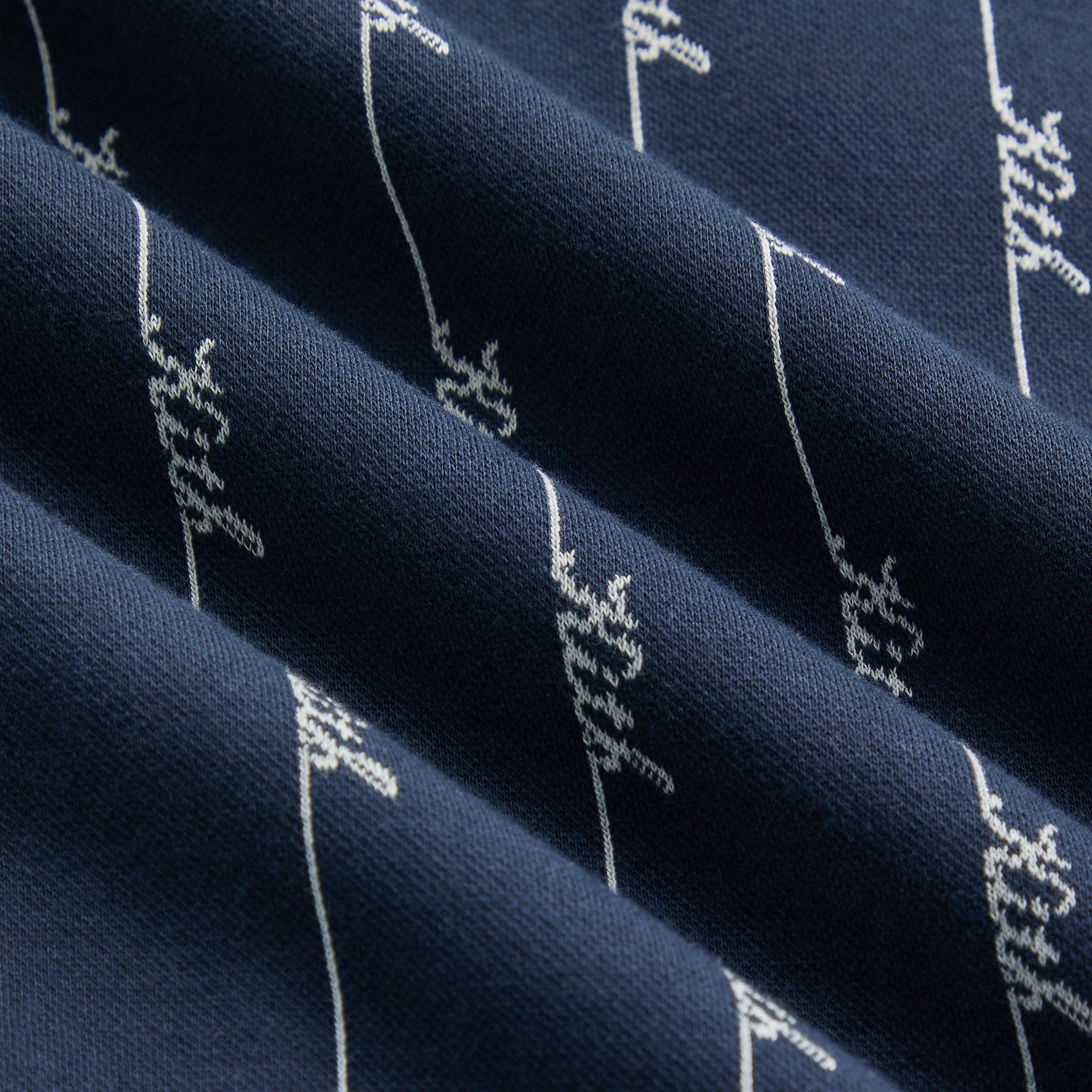 Kith Baby Script Knit Tilden Polo - Nocturnal