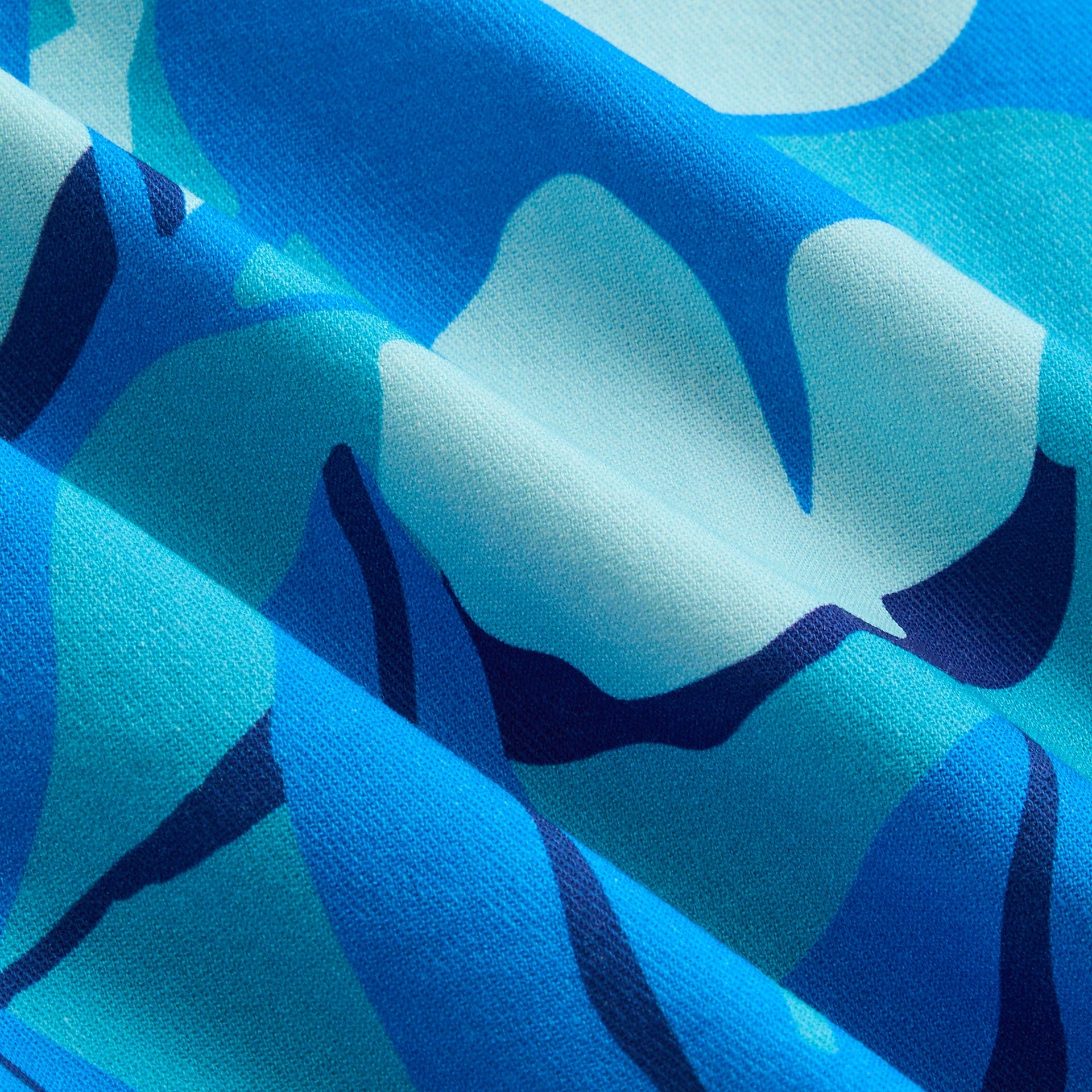 Kith Baby Abstract Tropical Thompson Camp Shirt - Turquoise