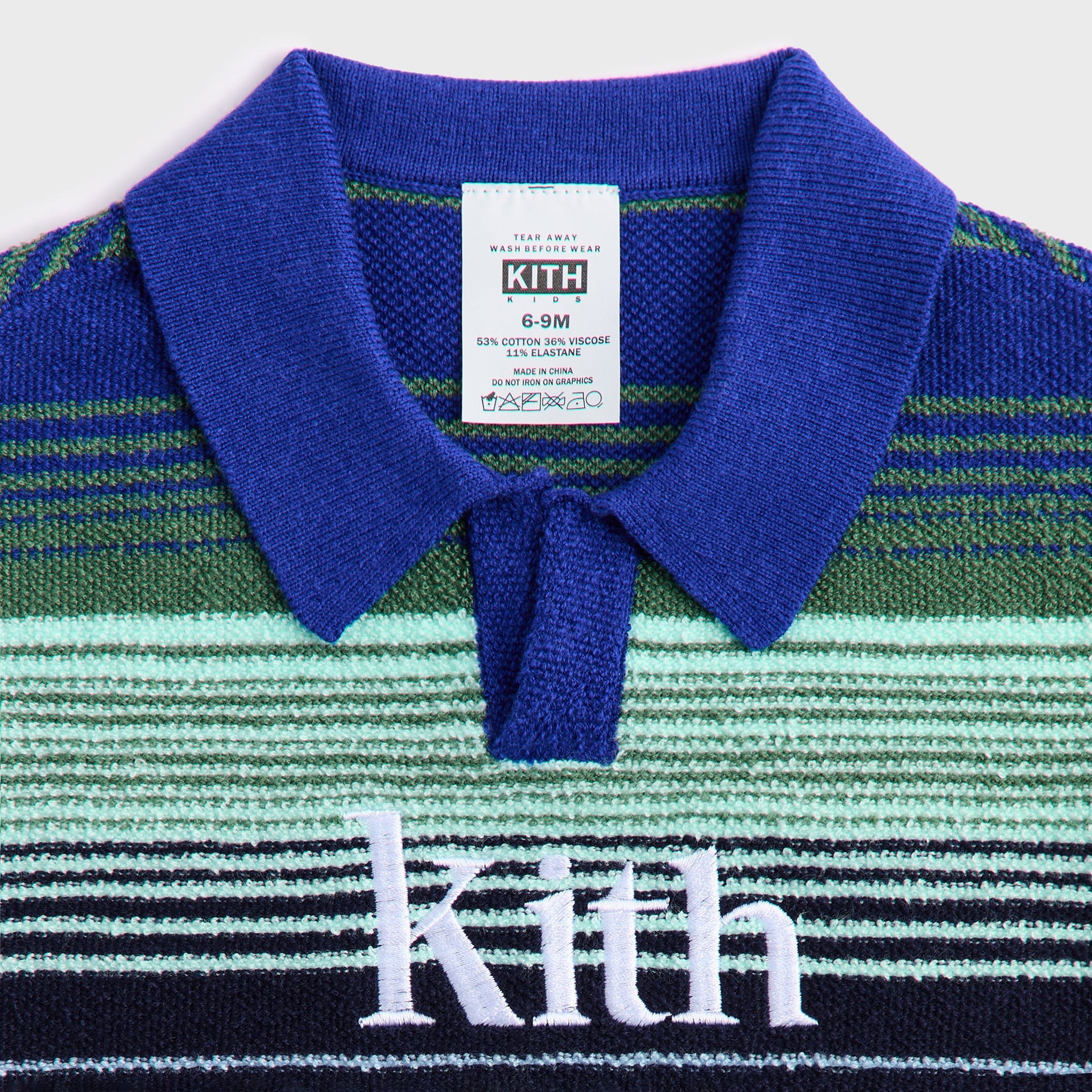Kith Baby Striped Nelson Tee - Celeste