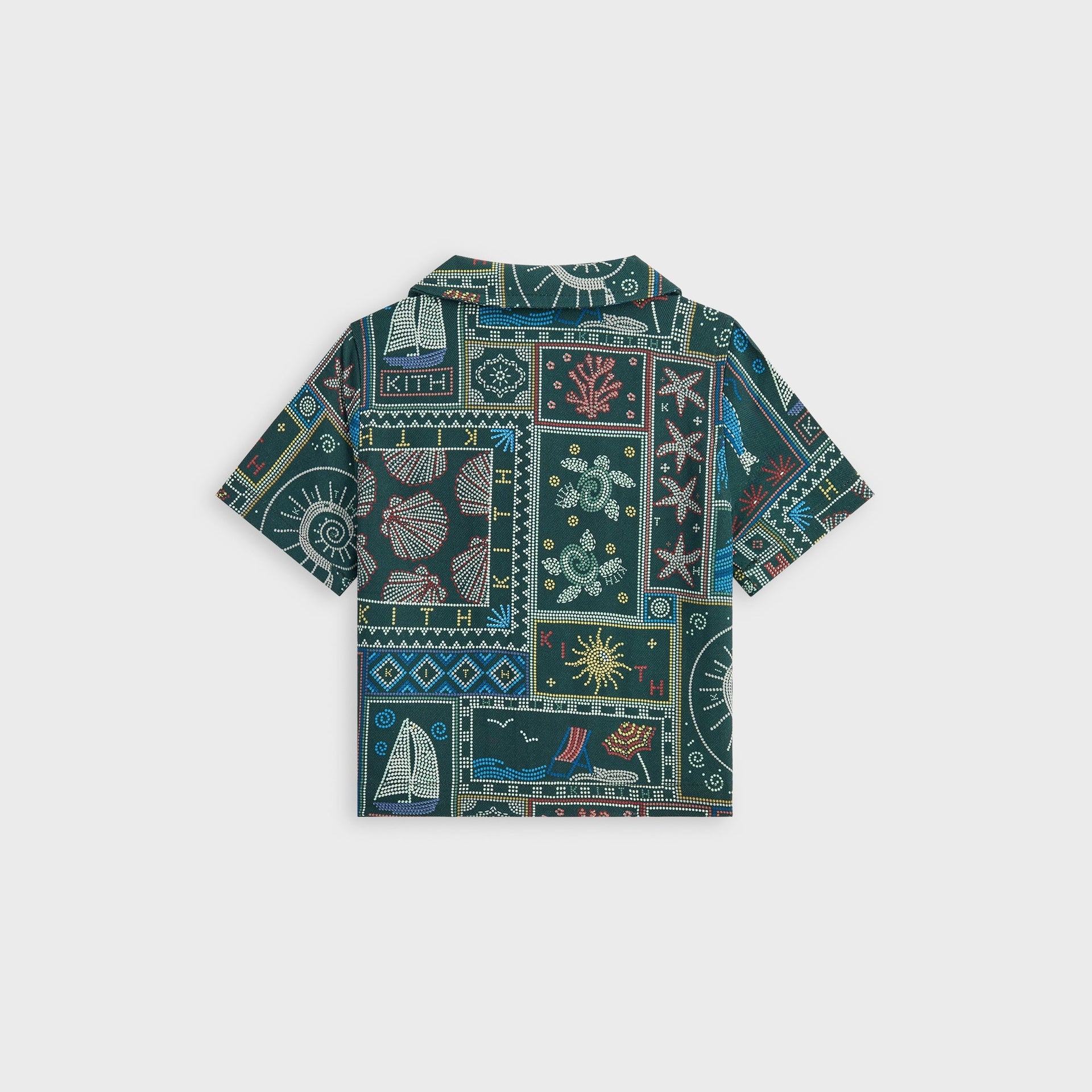 Kith Baby Beach Tile Thompson Camp Shirt - Stadium - PH